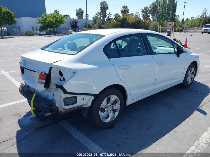 2013 HONDA CIVIC SDN LX - 19XFB2F59DE227929