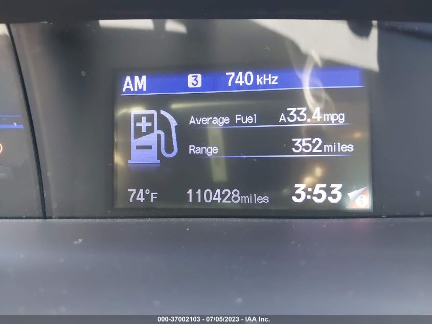 2013 HONDA CIVIC SDN LX - 19XFB2F59DE227929