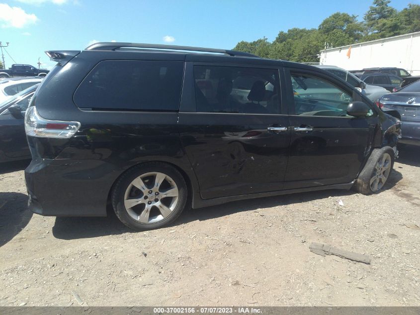2013 TOYOTA SIENNA SE - 5TDXK3DC2DS281140