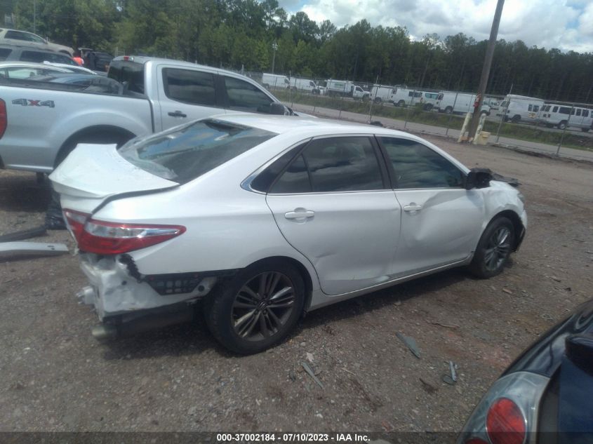 2017 TOYOTA CAMRY SE - 4T1BF1FK0HU370127