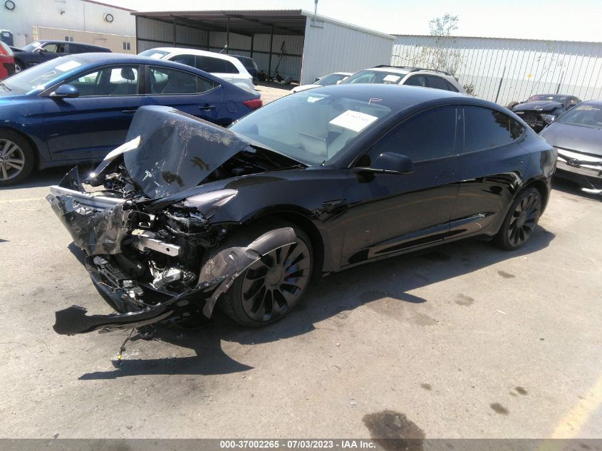 2022 TESLA MODEL 3 PERFORMANCE - 5YJ3E1EC6NF298117