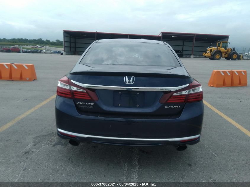 2016 HONDA ACCORD SEDAN SPORT - 1HGCR2F59GA042318