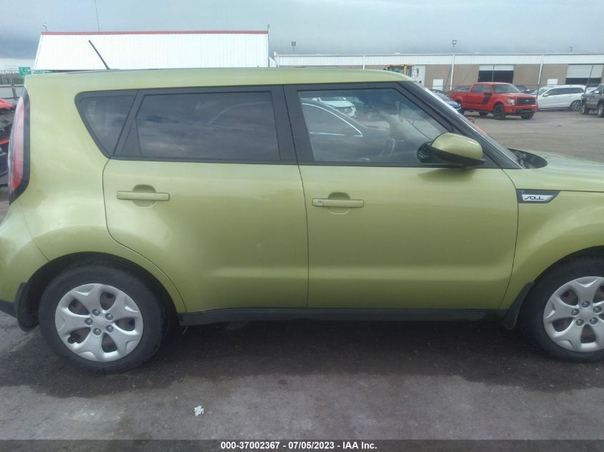 2015 KIA SOUL BASE - KNDJN2A21F7813509