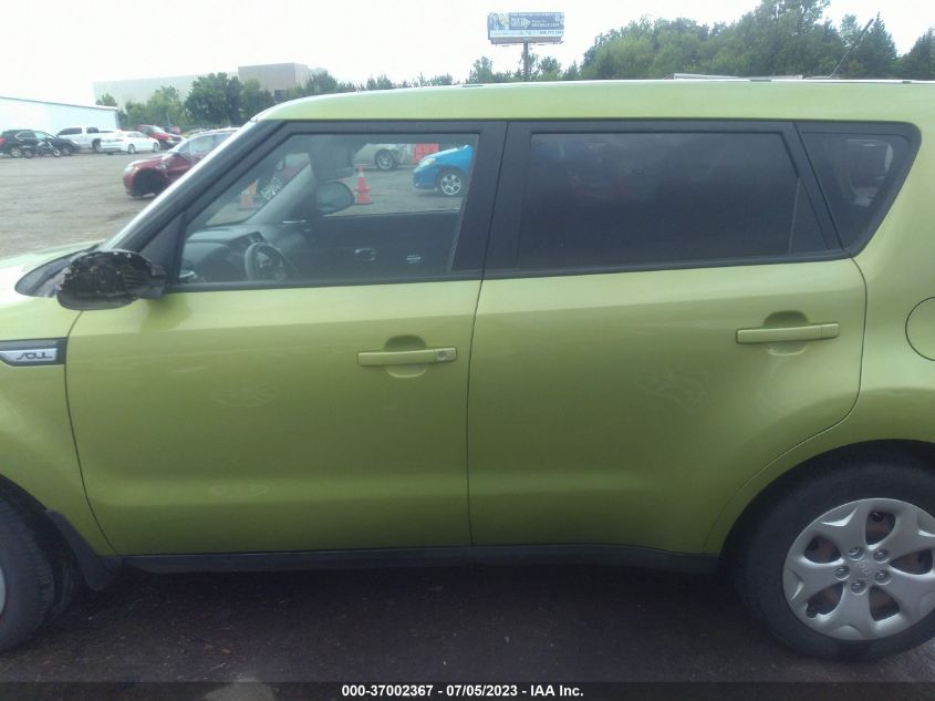 2015 KIA SOUL BASE - KNDJN2A21F7813509