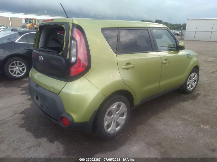 2015 KIA SOUL BASE - KNDJN2A21F7813509
