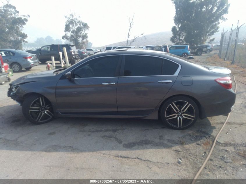 2017 HONDA ACCORD SEDAN SPORT - 1HGCR2F54HA163419