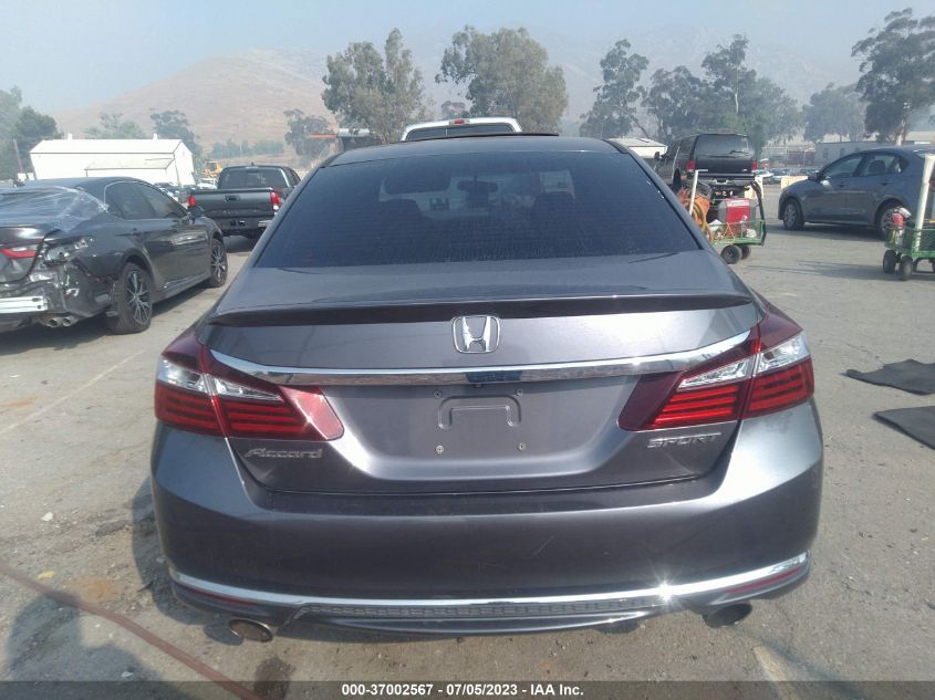 2017 HONDA ACCORD SEDAN SPORT - 1HGCR2F54HA163419
