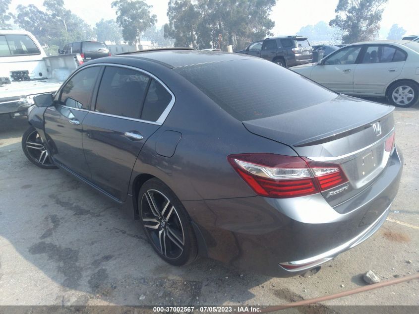 2017 HONDA ACCORD SEDAN SPORT - 1HGCR2F54HA163419