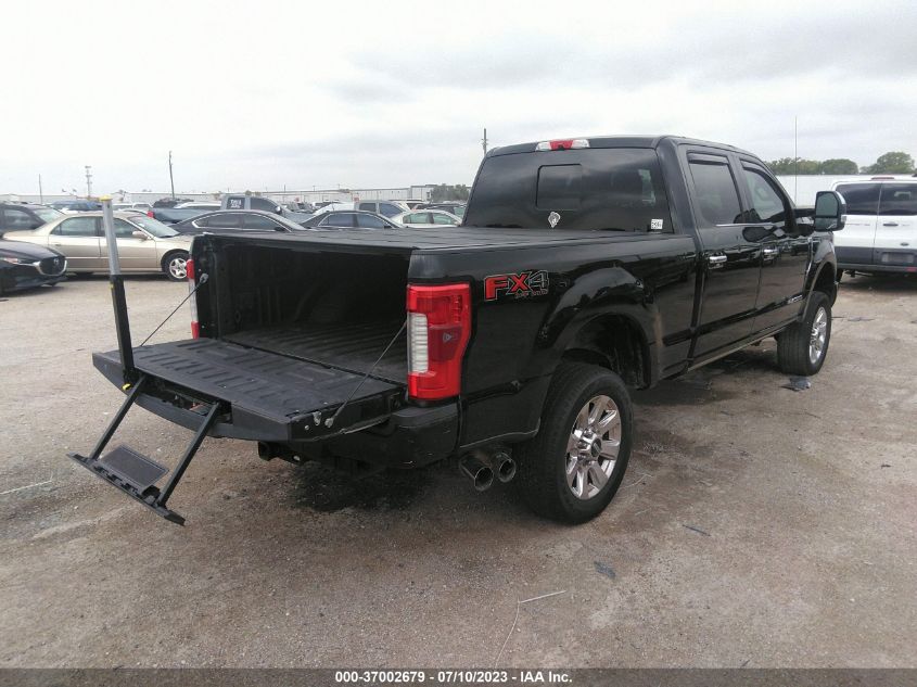 2017 FORD SUPER DUTY F-250 SRW LARIAT/PLATINUM - 1FT7W2BT8HEC00512