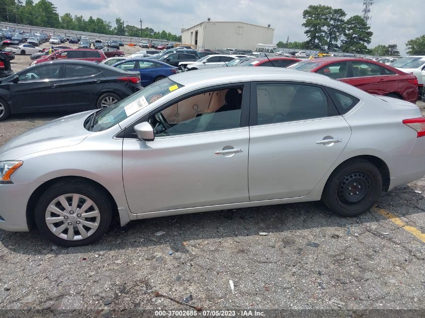 2015 NISSAN SENTRA S - 3N1AB7AP6FY285727