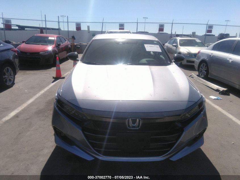 2021 HONDA ACCORD SEDAN SPORT - 1HGCV1F34MA123260
