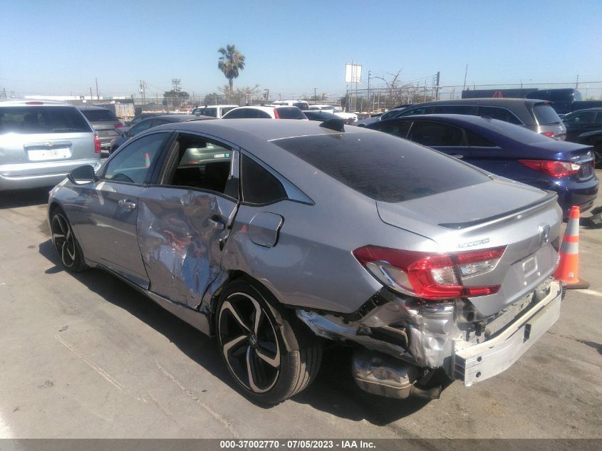 2021 HONDA ACCORD SEDAN SPORT - 1HGCV1F34MA123260