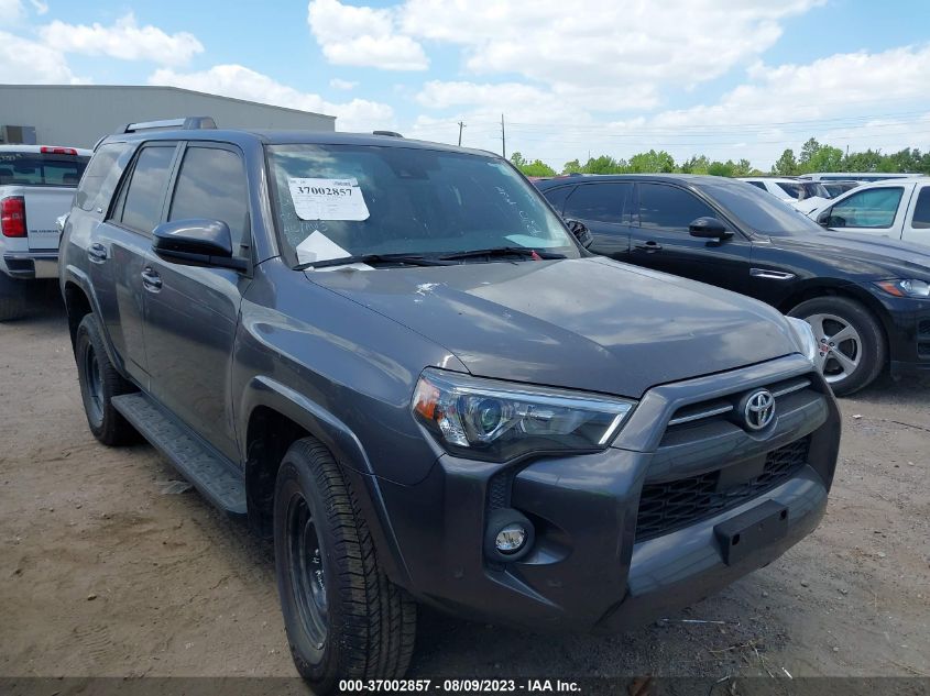 VIN JTEMU5JR7N6002957 Toyota 4Runner SR5 2022