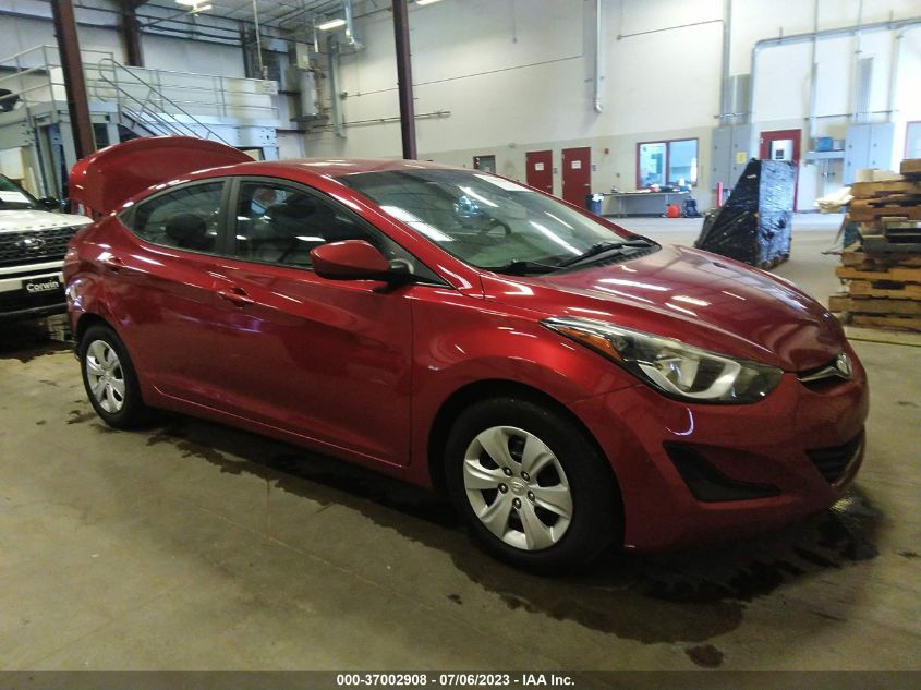 2016 HYUNDAI ELANTRA SE - 5NPDH4AE1GH745624