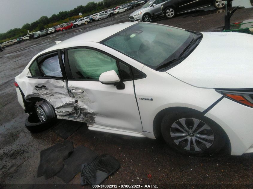 2021 TOYOTA COROLLA HYBRID LE - JTDEAMDEXMJ003245