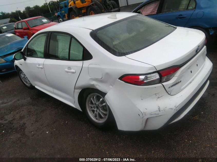 2021 TOYOTA COROLLA HYBRID LE - JTDEAMDEXMJ003245