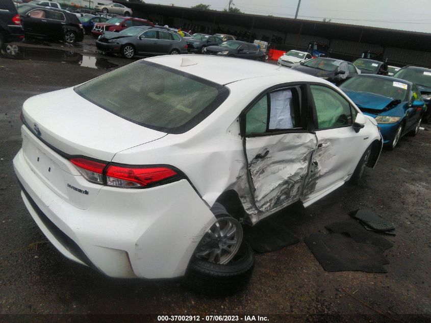 2021 TOYOTA COROLLA HYBRID LE - JTDEAMDEXMJ003245