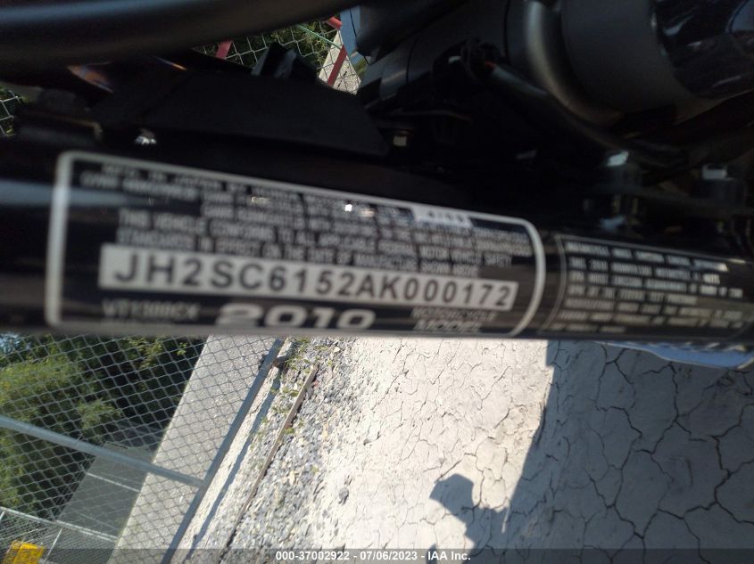 2010 HONDA VT1300 CX JH2SC6152AK000172