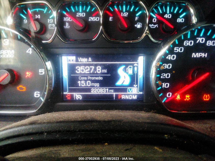 2015 CHEVROLET TAHOE LT - 1GNSCBKC7FR202381