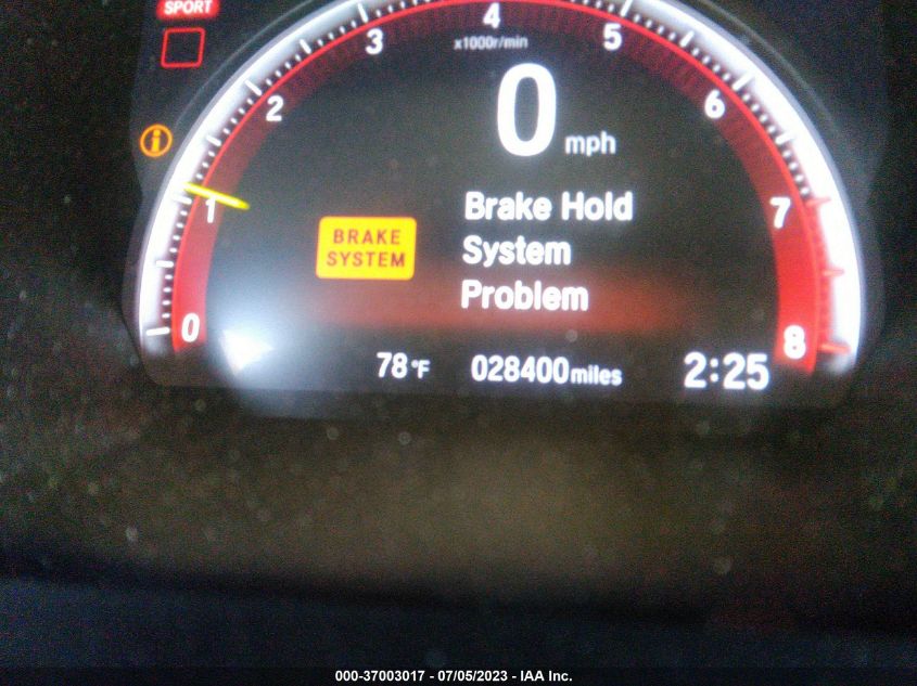 2019 HONDA CIVIC TYPE R TOURING - SHHFK8G72KU203206