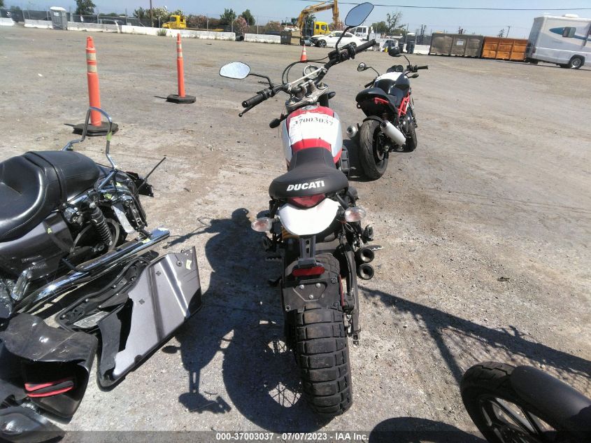 2017 DUCATI SCRAMBLER DESERT SLED ZDMKAFBM3HB000927
