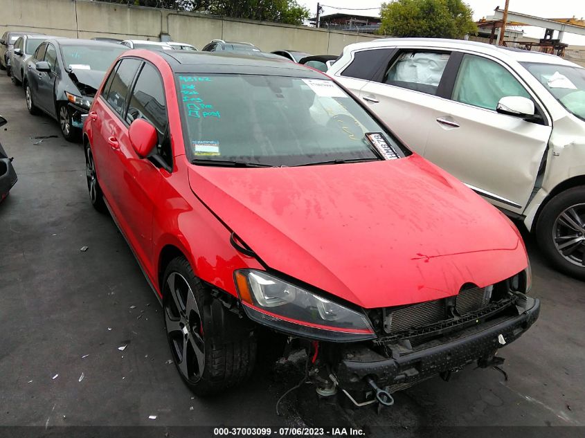 2015 VOLKSWAGEN GOLF GTI AUTOBAHN W - 3VW447AU7FM068976