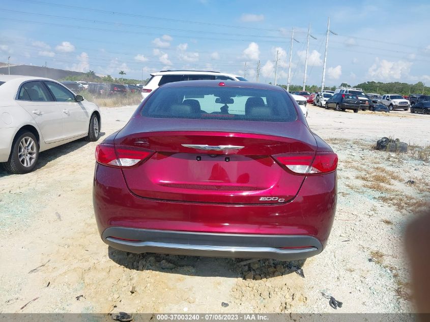 2015 CHRYSLER 200 C - 1C3CCCCB3FN642618