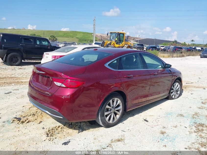 2015 CHRYSLER 200 C - 1C3CCCCB3FN642618