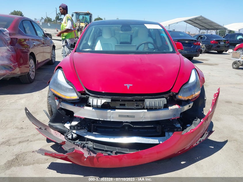 VIN 5YJ3E1EB5NF312581 2022 TESLA MODEL 3 LONG RANGE
