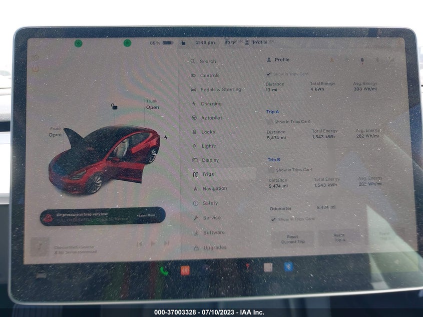 VIN 5YJ3E1EB5NF312581 2022 TESLA MODEL 3 LONG RANGE