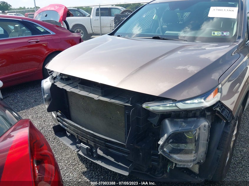 VIN 5NMS23AD6KH116361 2019 HYUNDAI SANTA FE SE