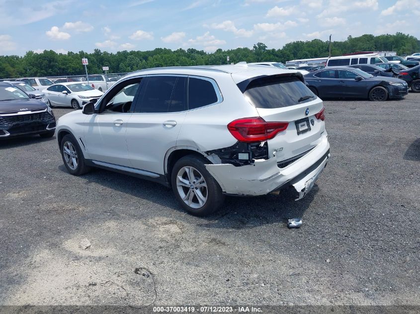 2019 BMW X3 SDRIVE30I - 5UXTR7C59KLF30960