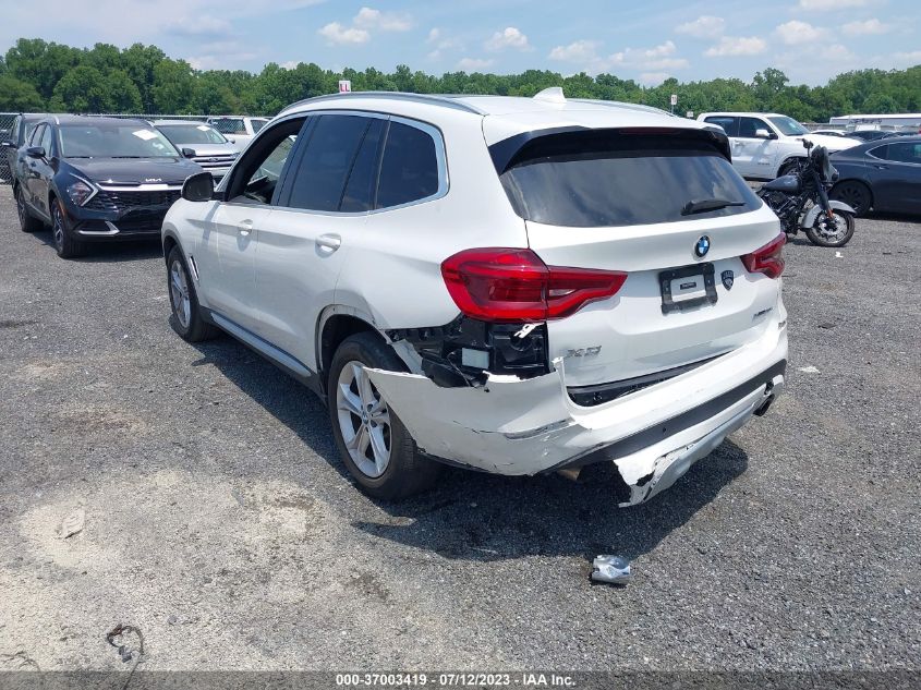 2019 BMW X3 SDRIVE30I - 5UXTR7C59KLF30960
