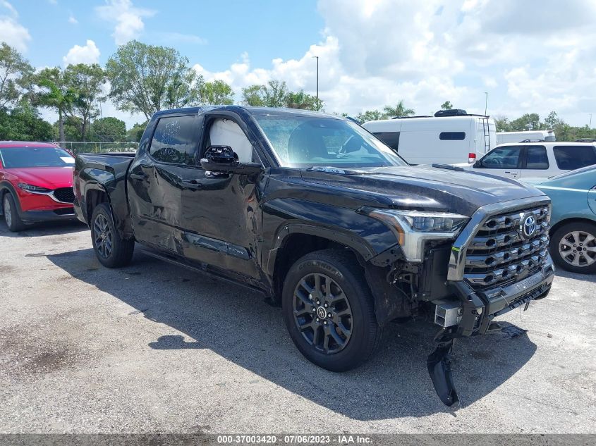 5TFNC5AB4NX001323 TOYOTA TUNDRA 2WD PLATINUM HYBRID 2022