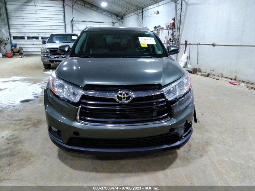 2014 TOYOTA HIGHLANDER XLE - 5TDJKRFH4ES007666