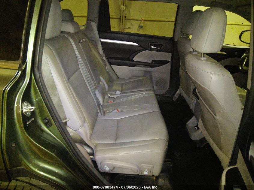2014 TOYOTA HIGHLANDER XLE - 5TDJKRFH4ES007666