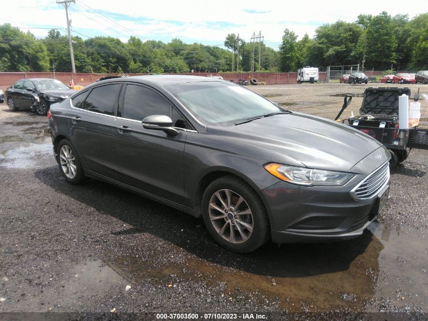 2017 FORD FUSION SE - 3FA6P0HD9HR136612