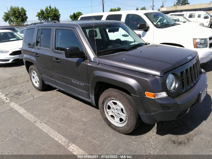 2015 JEEP PATRIOT SPORT - 1C4NJPBA3FD439907