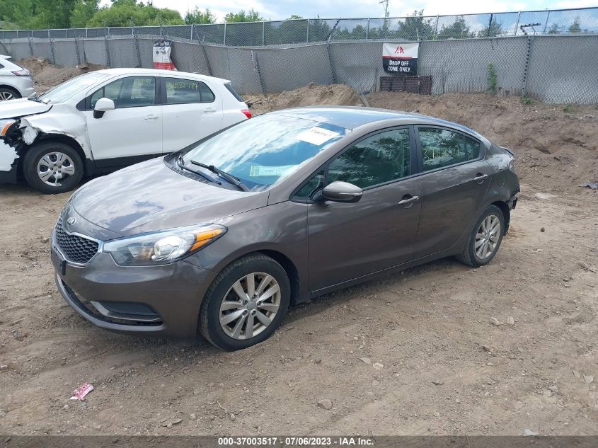 2014 KIA FORTE LX - KNAFX4A60E5122655