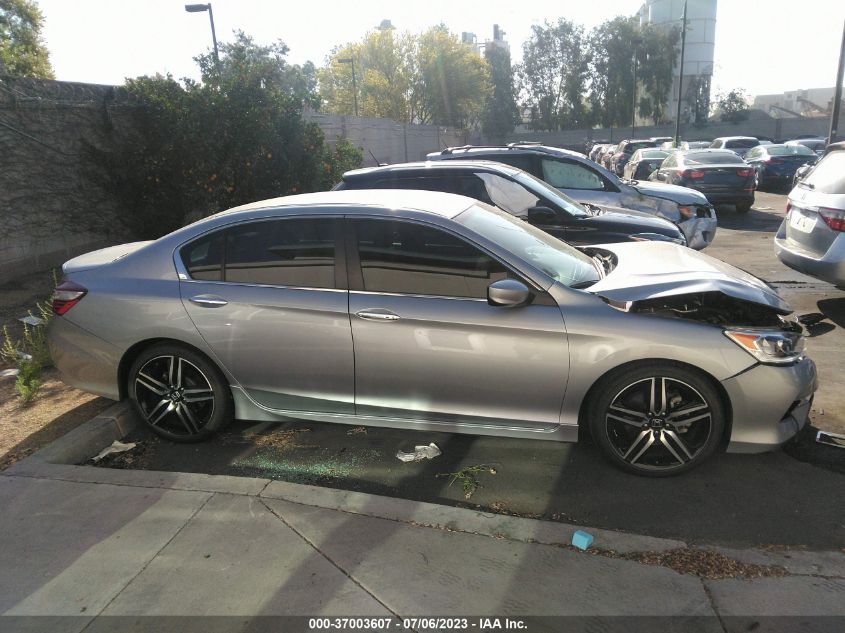 2017 HONDA ACCORD SEDAN SPORT - 1HGCR2F52HA277581