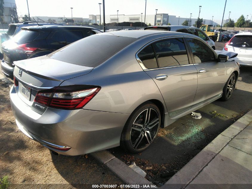 2017 HONDA ACCORD SEDAN SPORT - 1HGCR2F52HA277581