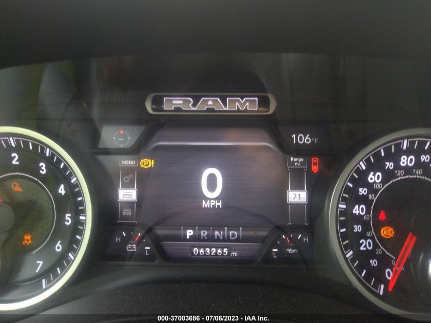 2019 RAM 1500 BIG HORN/LONE STAR - 1C6SRFFT2KN546024