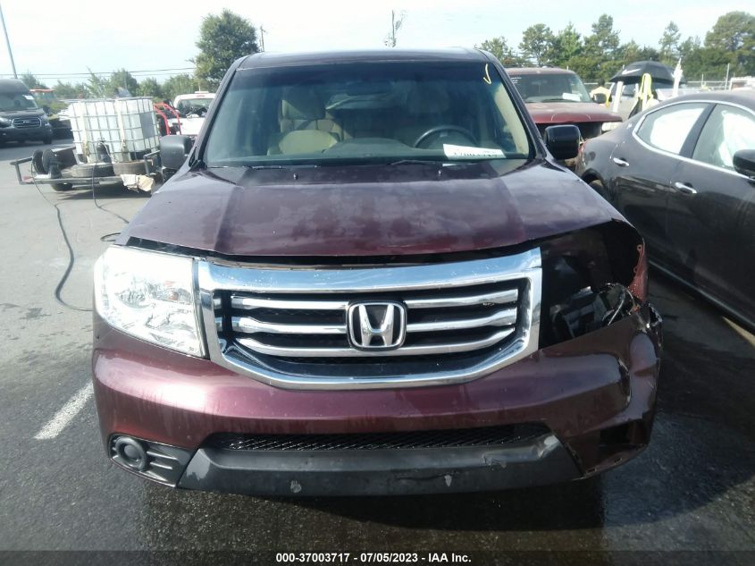 2013 HONDA PILOT LX - 5FNYF4H23DB068105