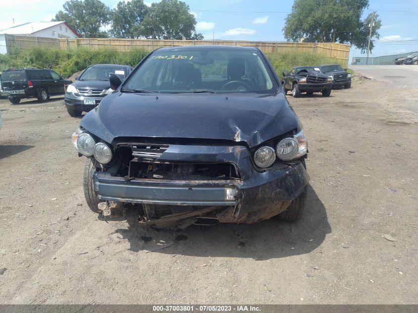 2016 CHEVROLET SONIC LT - 1G1JC5SH8G4136674