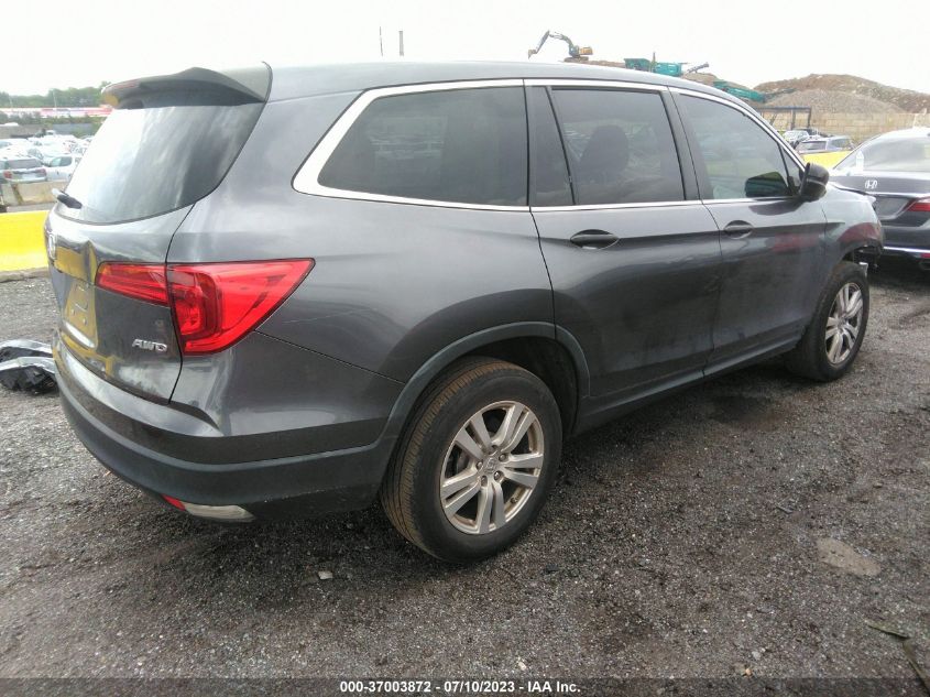 2018 HONDA PILOT LX - 5FNYF6H16JB067223