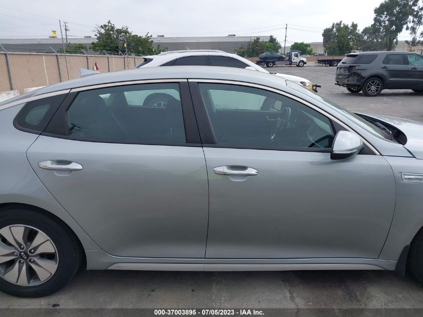 2017 KIA OPTIMA HYBRID BASE - KNAGT4LC4H5005846