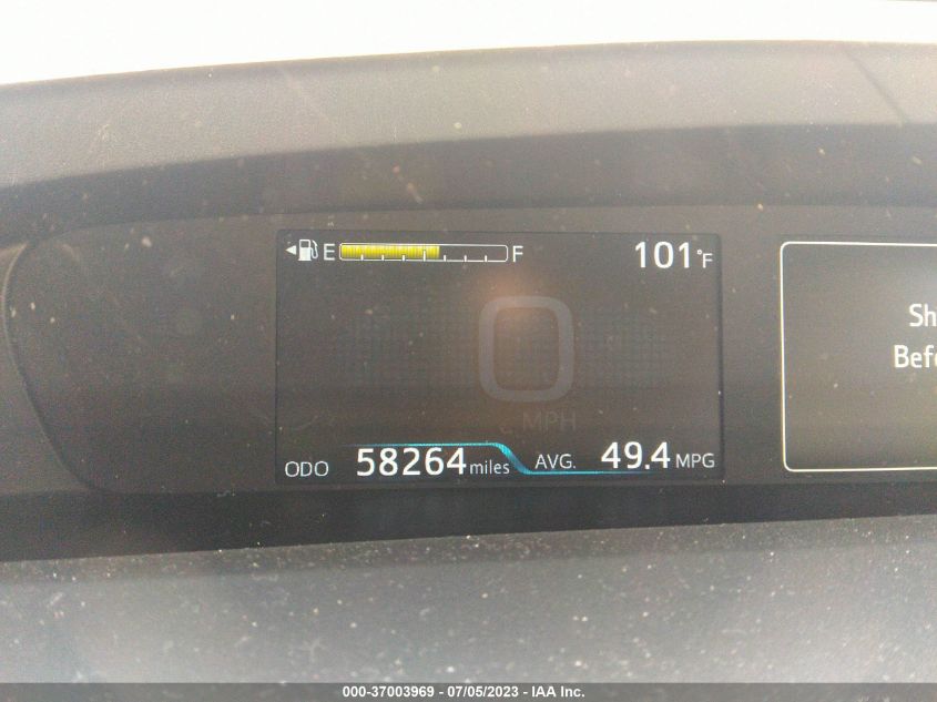 2021 TOYOTA PRIUS L - JTDKAMFU0M3141436