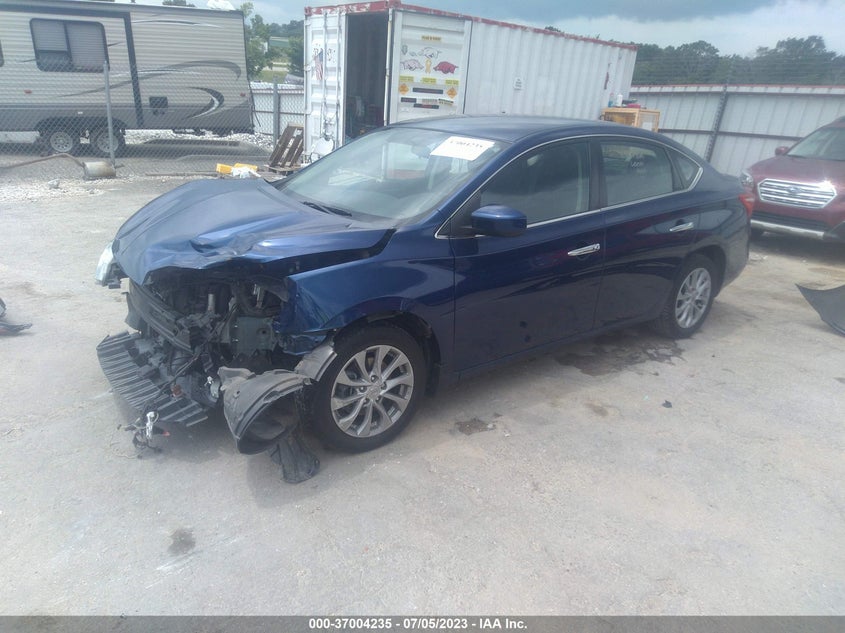 VIN 3N1AB7AP2KY242593 2019 NISSAN SENTRA SV