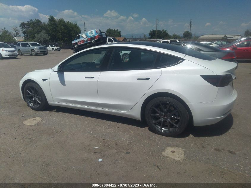 2022 TESLA MODEL 3 - 5YJ3E1EB7NF119073