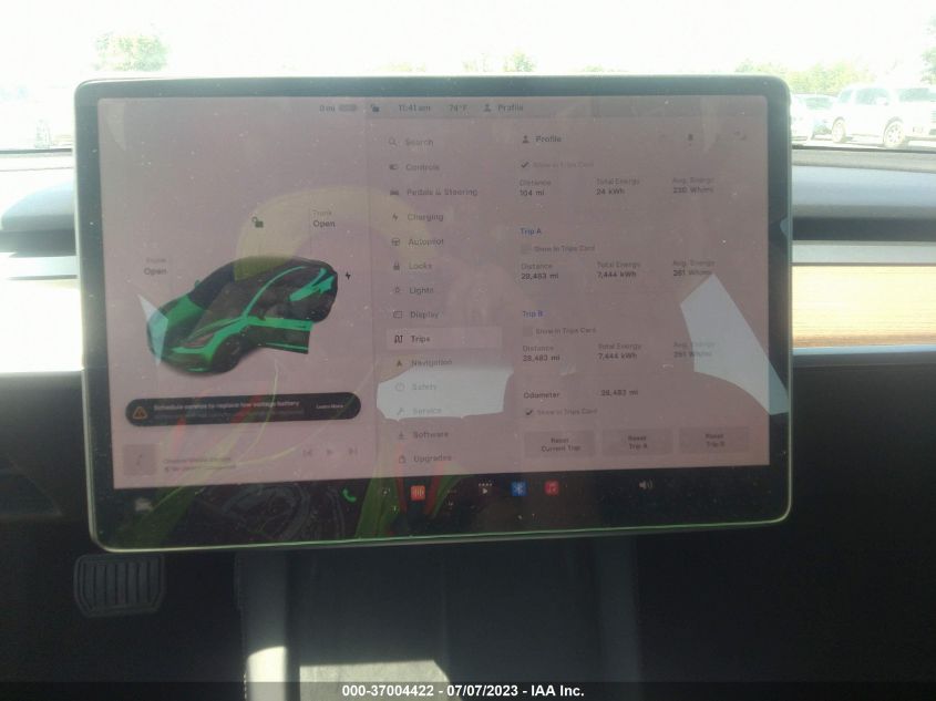 2022 TESLA MODEL 3 - 5YJ3E1EB7NF119073